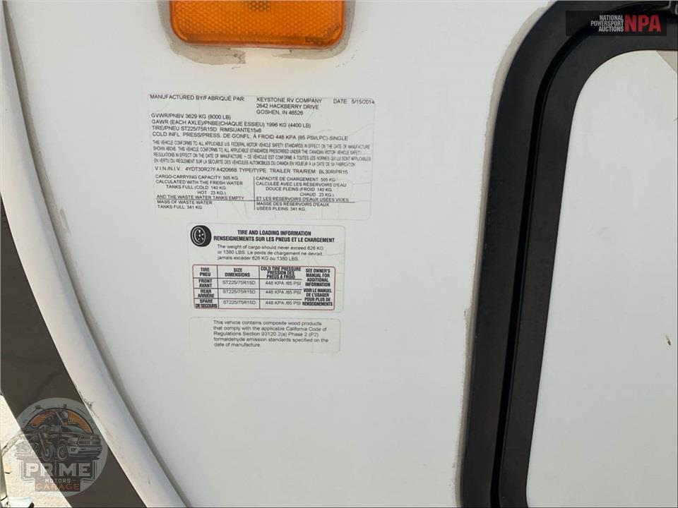 2015 Keystone Rv M-30 RIPR - BULLET PREMIER SERIES — фото 55