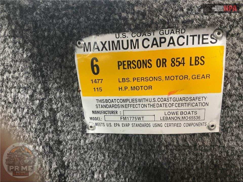 2020 Lowe Ind FM 1775 WT(***) L=18/E=0 — фото 6