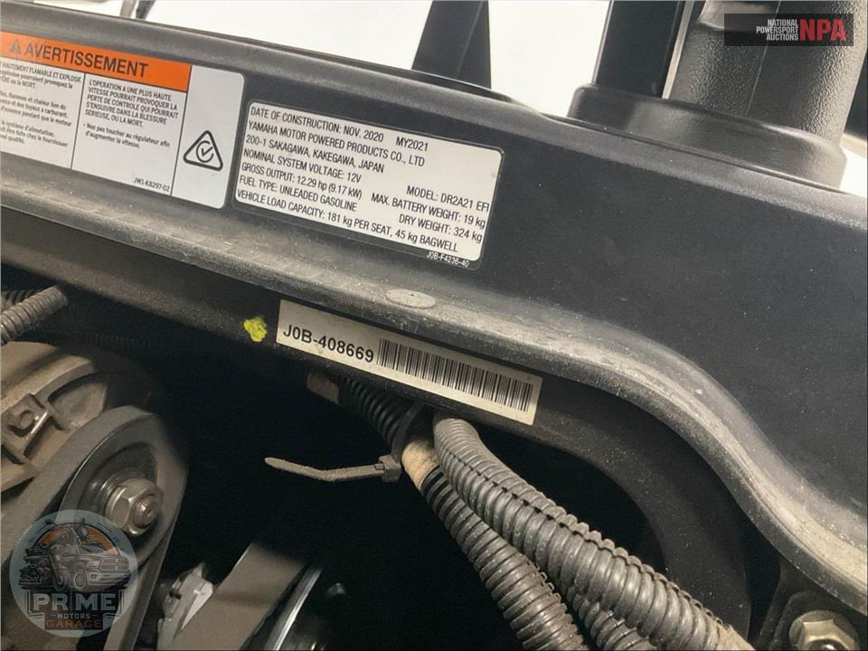 2021 Yamaha DR2AV1XFI FLEET — фото 8