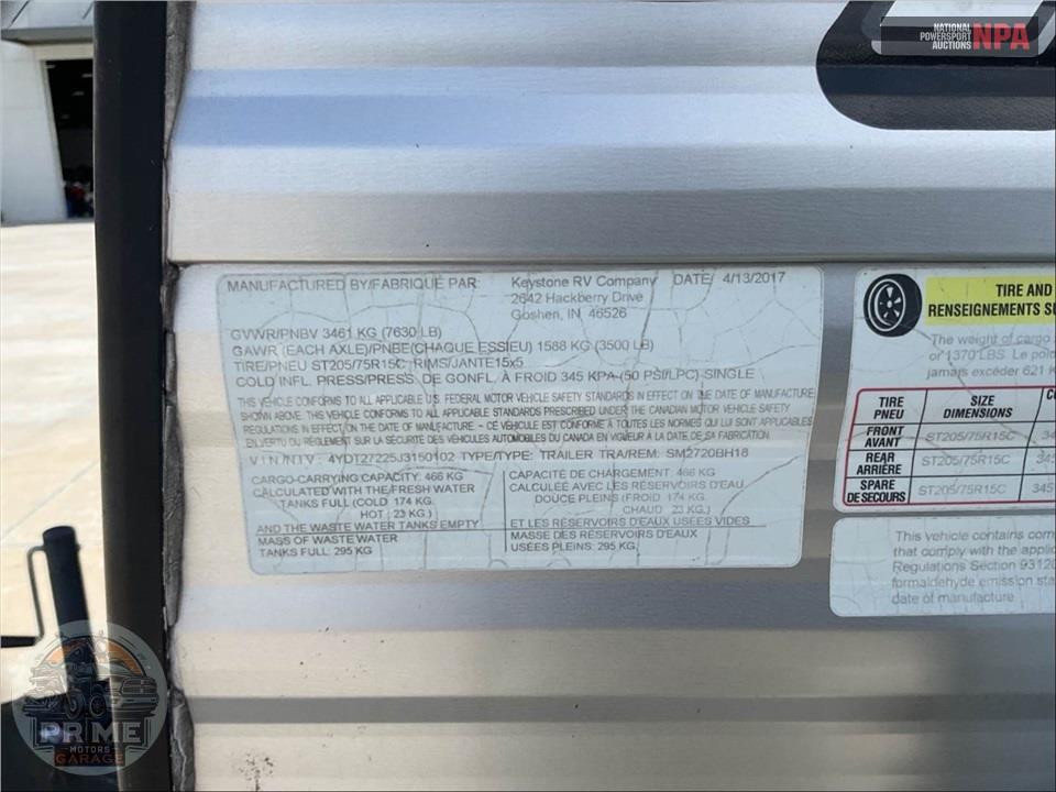 2018 Keystone Rv M-2720 BH - SUMMERLAND SERIES — фото 50