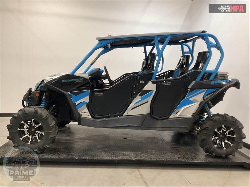 2017 Can-Am MAVERICK MAX 1000R X MR (HYPER SILVER, BLACK & OCTANE BLUE) — фото 3