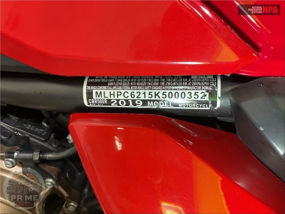 2019 Honda CBR500R — фото 33
