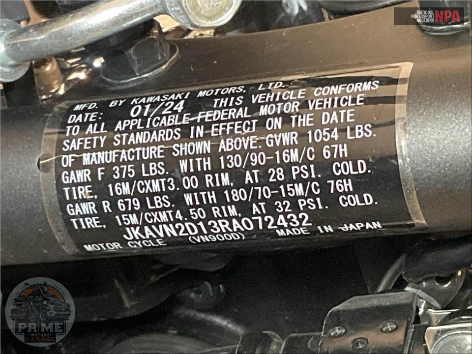 2024 Kawasaki VN900DRFNL VULCAN 900 CLASSIC LT — фото 22