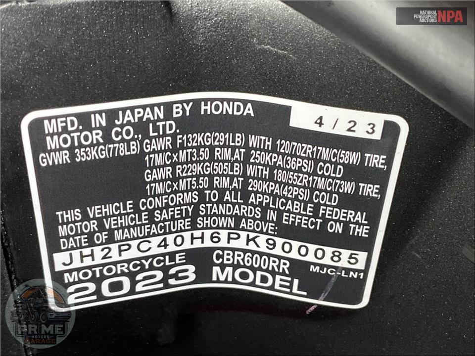 2023 Honda CBR600RR — фото 17