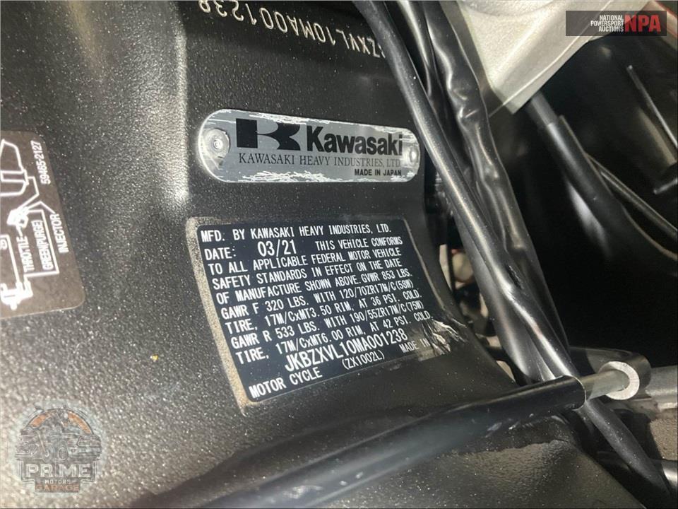 2021 Kawasaki ZX1002LMFNL NINJA ZX-10R (ABS) — фото 35
