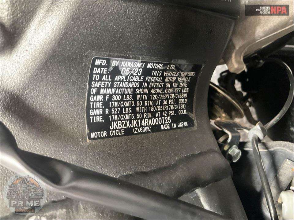 2024 Kawasaki ZX636KRFAL NINJA ZX-6R KRT — фото 16