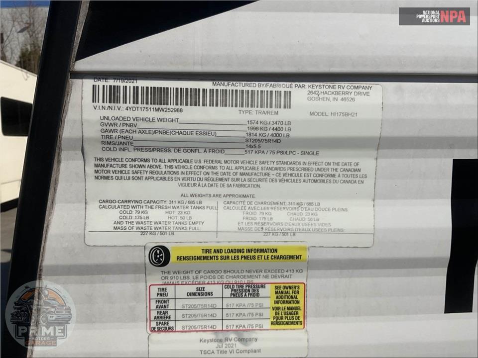 2021 Keystone Rv M-175 BH - HIDEOUT SERIES — фото 42