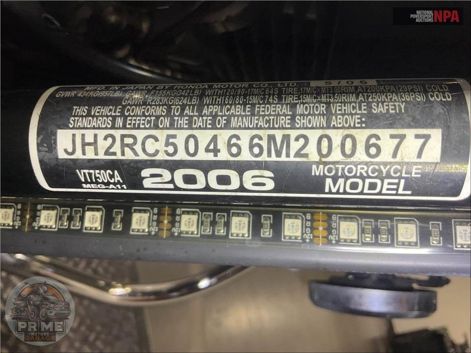 2006 Honda VT750C6 SHADOW AERO — фото 46