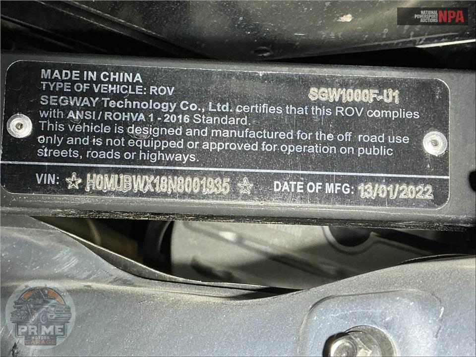 2022 Segway Powersports FUGLEMAN UT10 X — фото 23