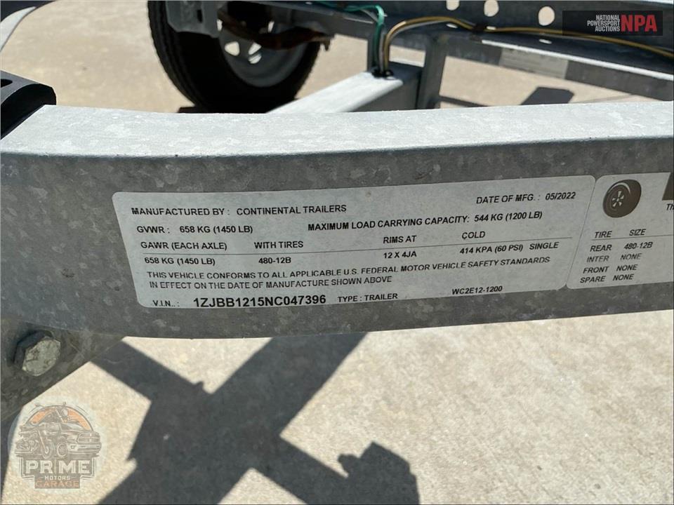 2022 Continental Trailers WC2E12-1200 — фото 15