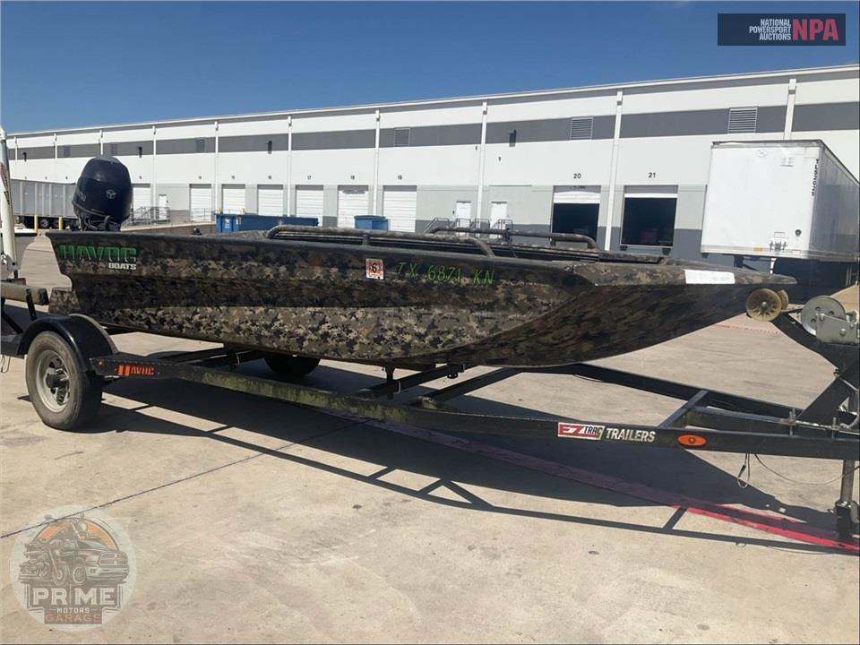 2022 Havoc Boats 1553 RDBST RDBST (RAPTOR DUCK BOAT STEP TRANSOM) SERIES L:15 E:1 50HP TOHATSU OB — фото 1
