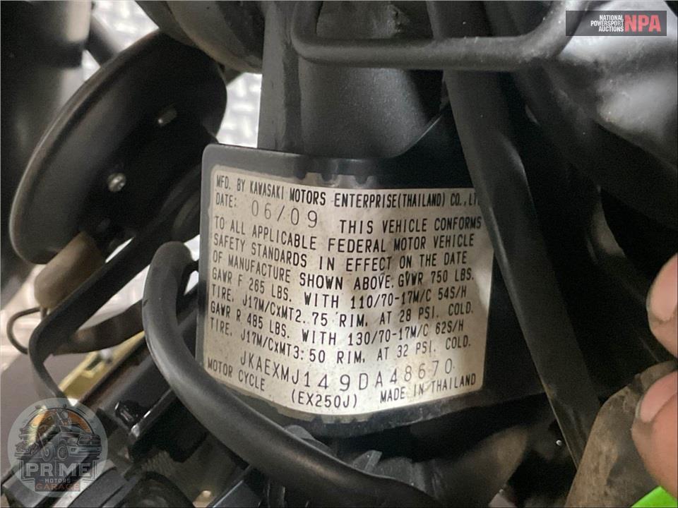 2009 Kawasaki EX250J9FA NINJA 250R — фото 43