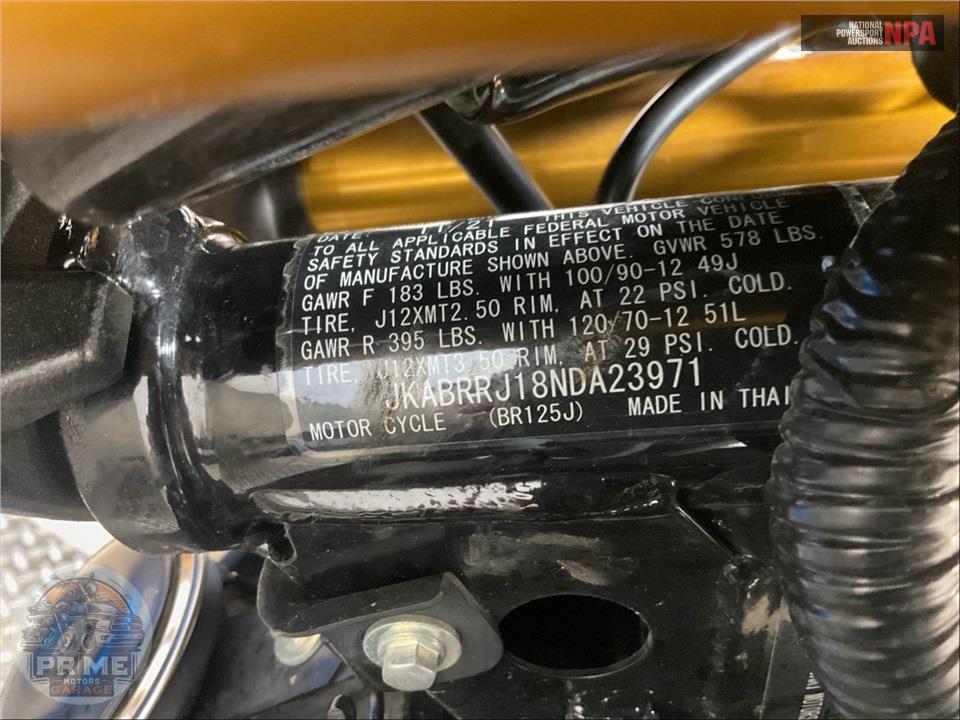 2022 Kawasaki BR125JNFNN Z125 PRO — фото 34