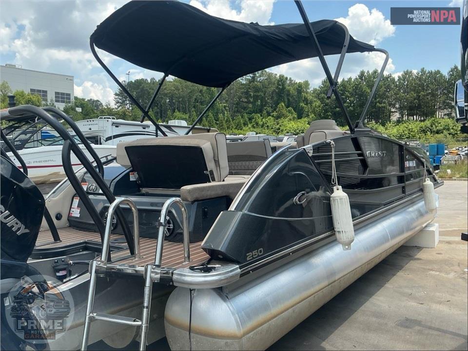 2021 Crest Pontoon 250 SLS SAVANNAH SERIES L=27/E=1 400HP MERC OB — фото 4
