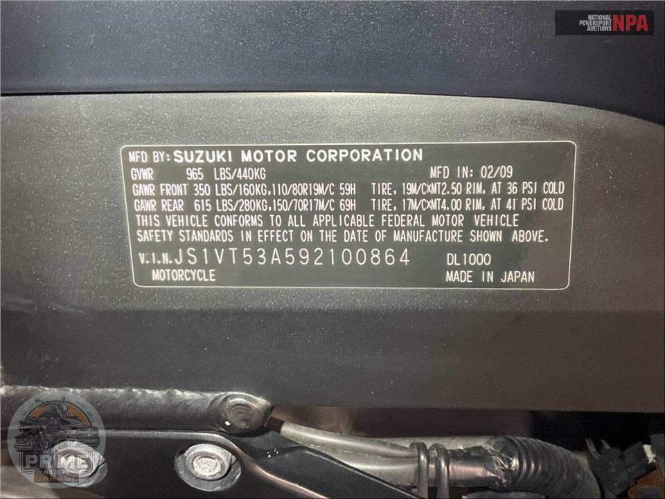2009 Suzuki DL1000K9 V-STROM — фото 38