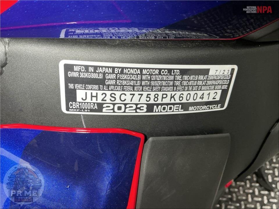 2023 Honda CBR1000RA (ABS) — фото 25