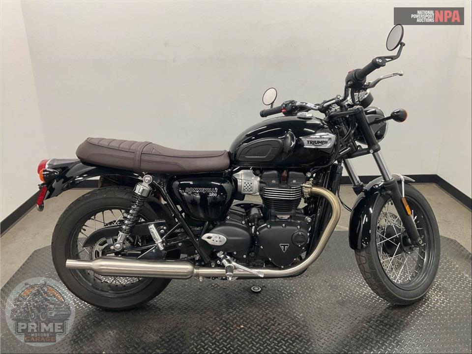 2022 Triumph BONNEVILLE T100 (BLACK) — фото 1