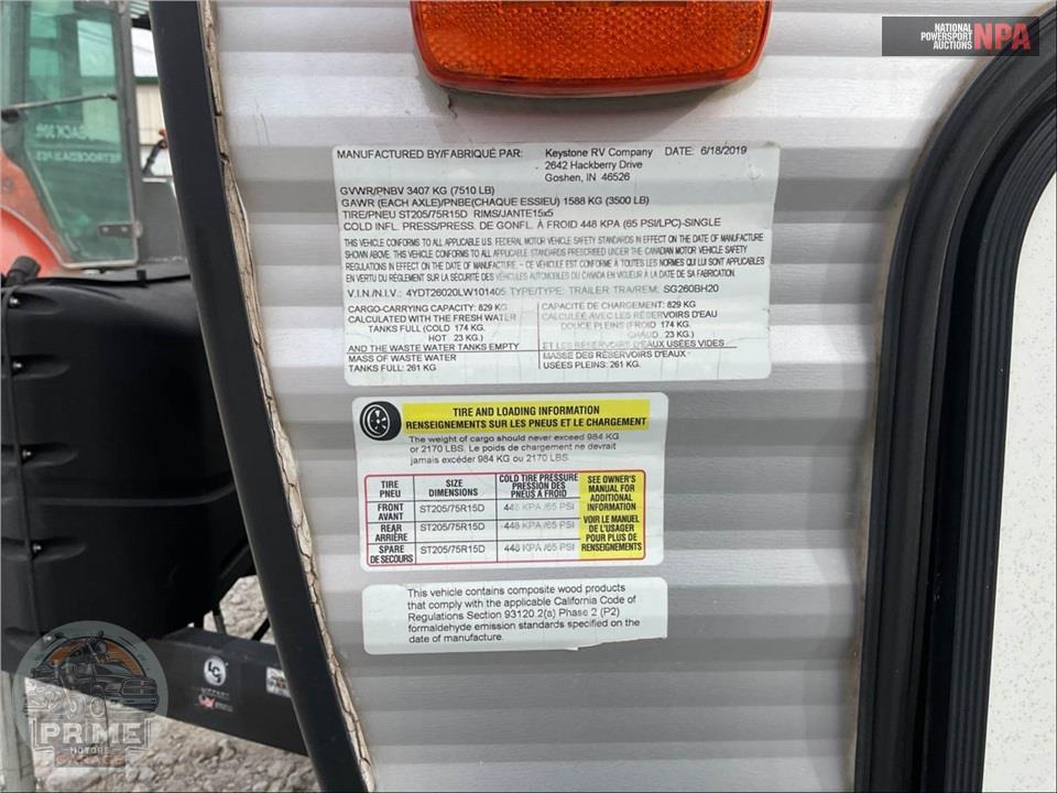2020 Keystone Rv M-260 BH - SPRINGDALE SERIES — фото 45
