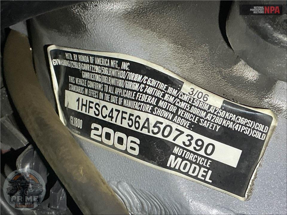 2006 Honda GL1800P6 GOLDWING — фото 35
