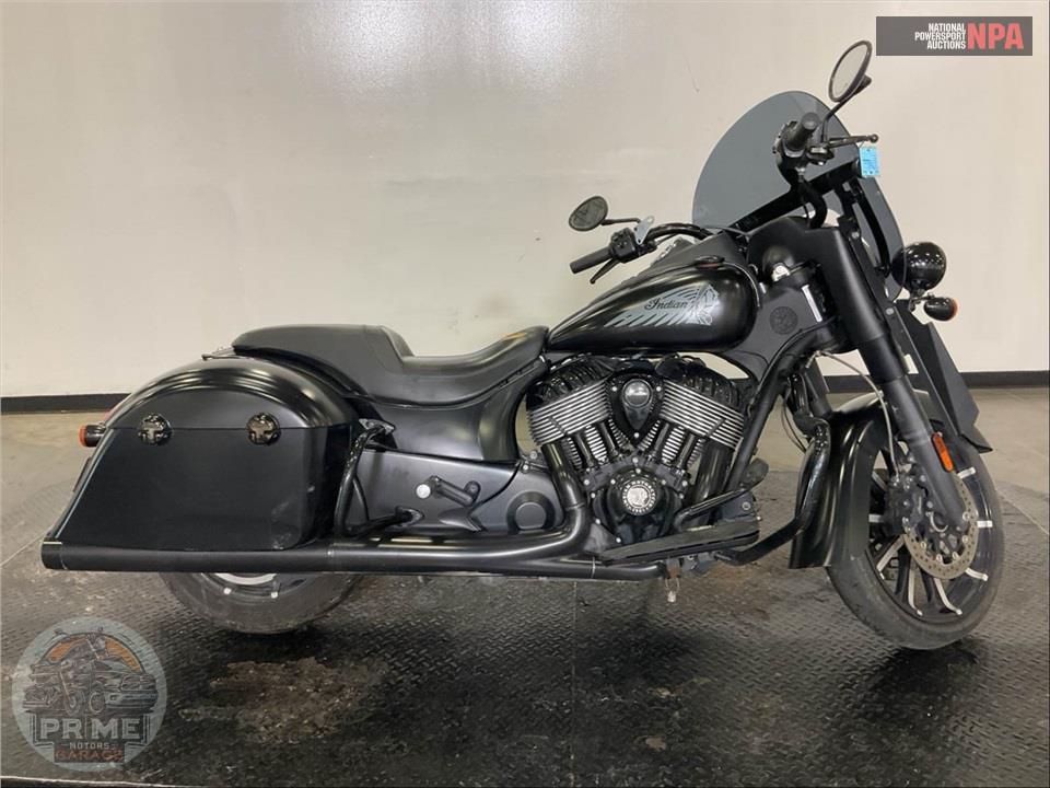2019 Indian Motorcycle SPRINGFIELD DARK HORSE (THUNDER BLACK SMOKE) — фото 1