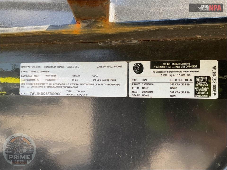 2025 Trail Maxx Trailers MAX212-40 — фото 24