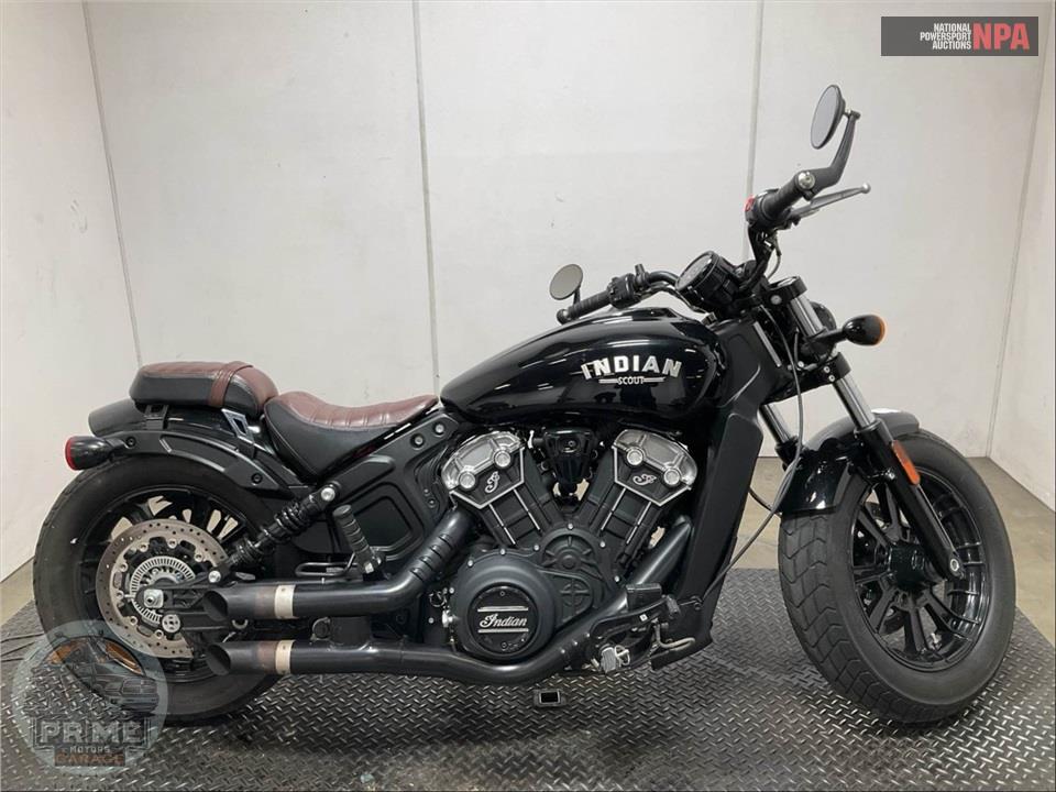 2022 Indian Motorcycle SCOUT BOBBER (ABS, BLACK METALLIC) — фото 1