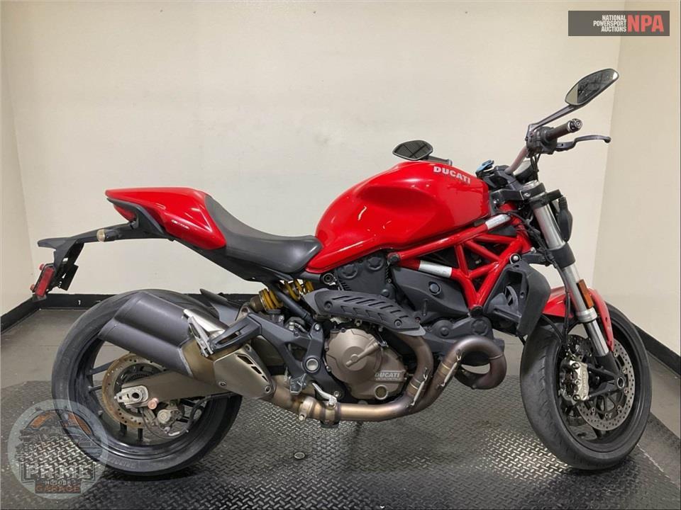 2017 DUCATI MONSTER 821 RED