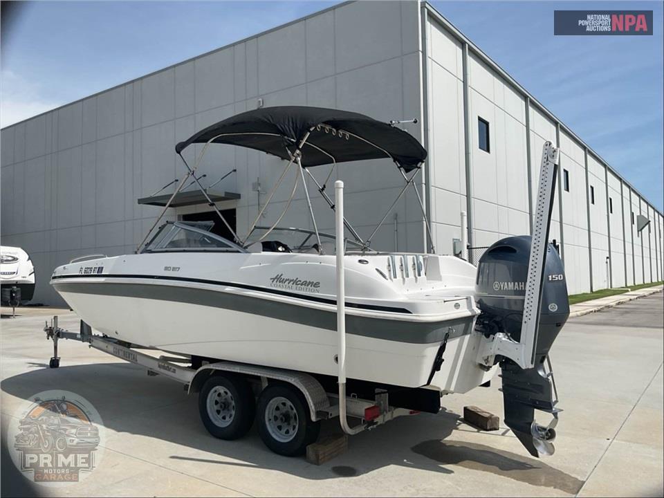 2018 Hurricane Boat SD 217 SUNDECK SERIES L=21/E=1 150HP YAM OB — фото 3