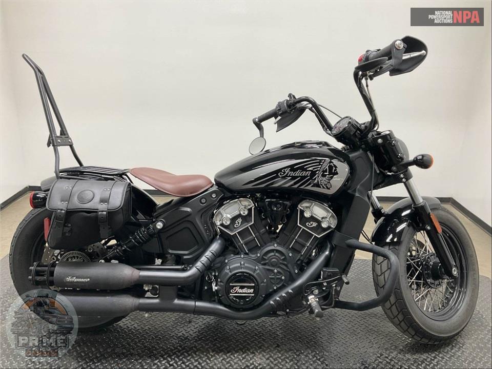 2020 Indian Motorcycle SCOUT BOBBER TWENTY ABS (THUNDER BLACK) — фото 1