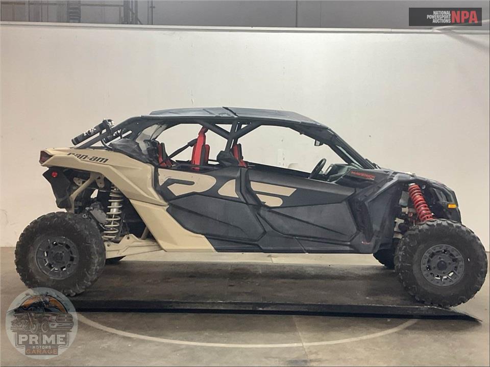 2023 Can-Am MAVERICK X3 MAX X RS TURBO RR 72 (BLUE/TAN/RED) — фото 1