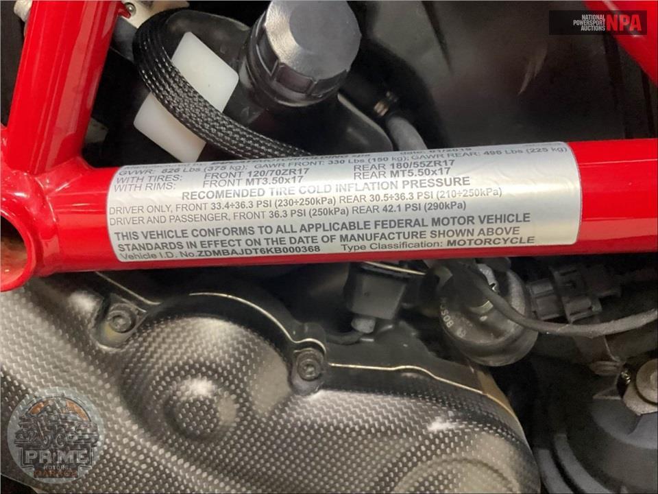 2019 Ducati HYPERMOTARD 950 (RED) — фото 17