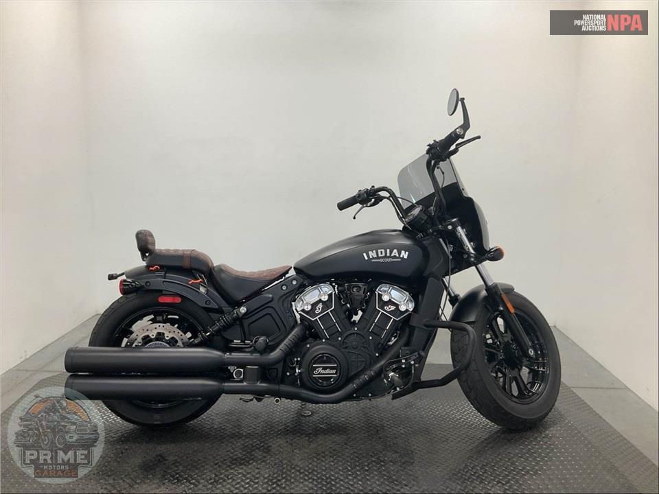 2021 Indian Motorcycle SCOUT BOBBER (ABS, BLACK SMOKE) — фото 1