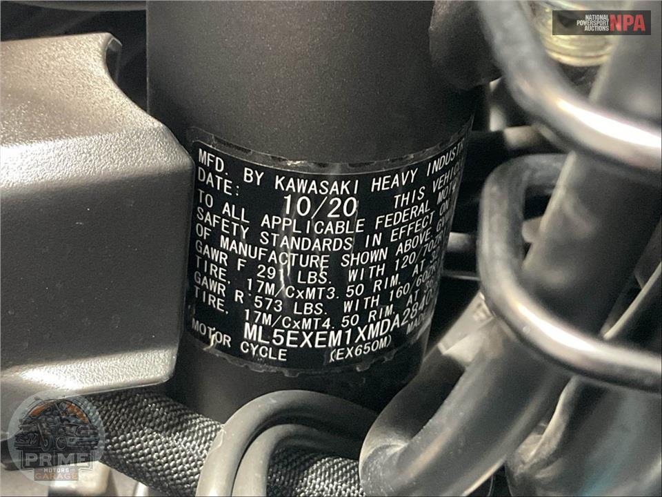 2021 Kawasaki EX650MMFAL NINJA 650 (ABS) — фото 20
