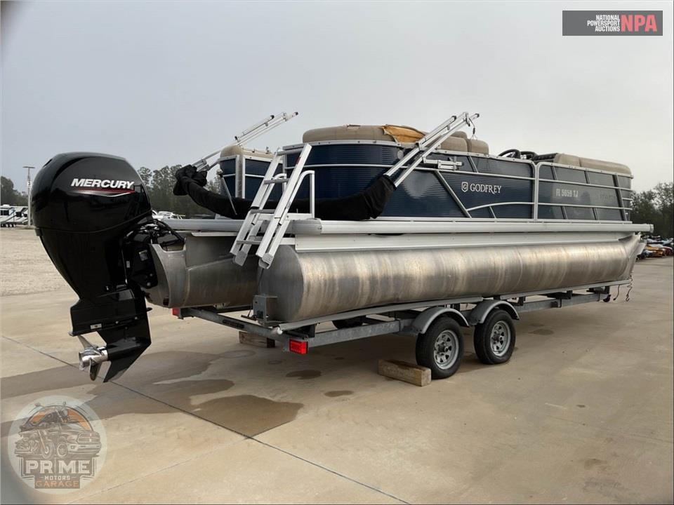 2022 Godfrey Marine 2286 SB(*)SWEETWATER SERIES L=23/E=1-150HP MERCURY OB — фото 4