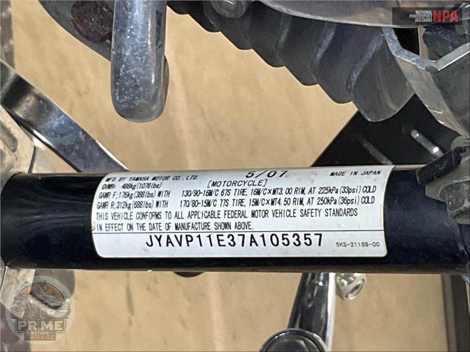 2007 Yamaha XVS11AWW/C V-STAR CLSC — фото 43