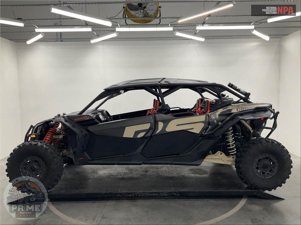2023 Can-Am MAVERICK X3 MAX X RS TURBO RR 72 (BLUE/TAN/RED) — фото 3