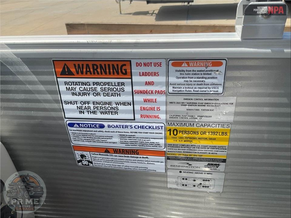 2023 Bennington Pontoons 22 SF(*)S SERIES L=23/E=1-115HP YAMAHA OB — фото 49