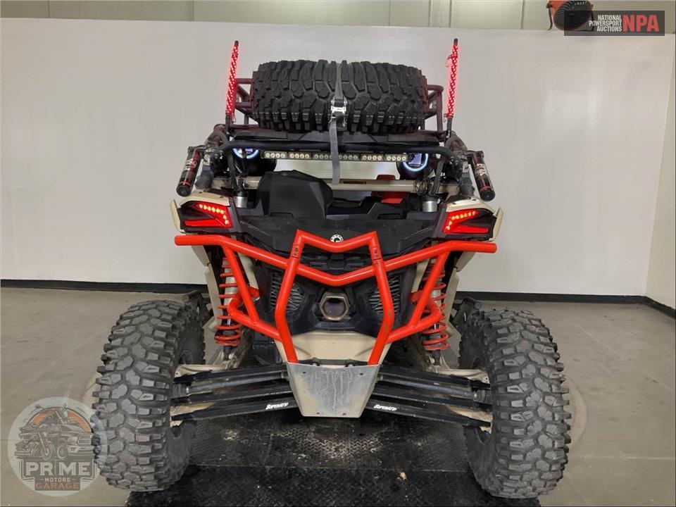 2021 Can-Am MAVERICK X3 MAX X RS TURBO RR SMART-SHOX (DESERT TAN & CARBON BLACK, RED) — фото 4