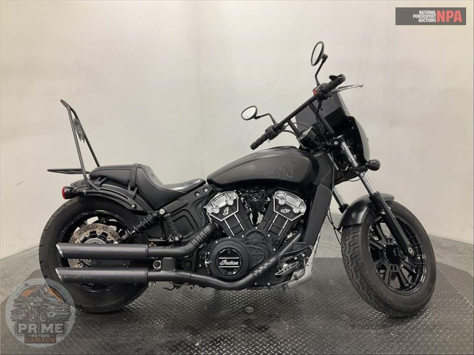 2021 Indian Motorcycle SCOUT BOBBER (ABS, BLACK SMOKE) — фото 1
