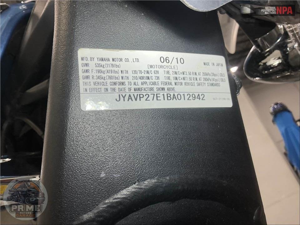 2011 Yamaha XV19CSAL/C RAIDER S BLUE — фото 29