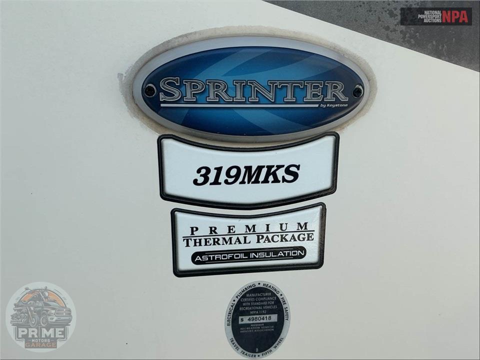 2018 Keystone Rv M-319 MKS - SPRINTER LIMITED SERIES — фото 5