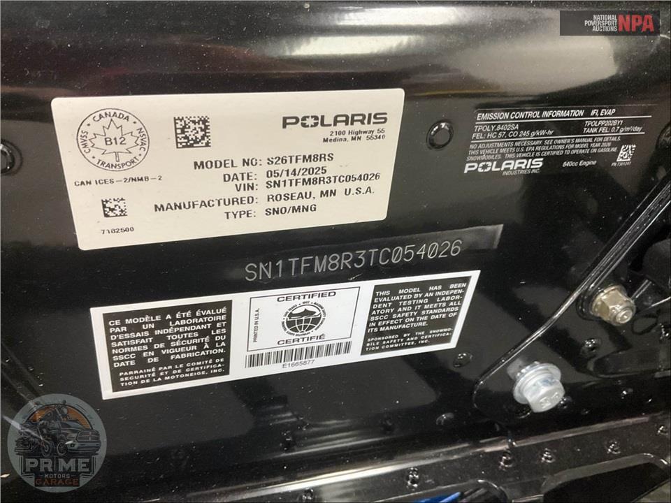 2026 Polaris 850 PRO-RMK 155 — фото 13