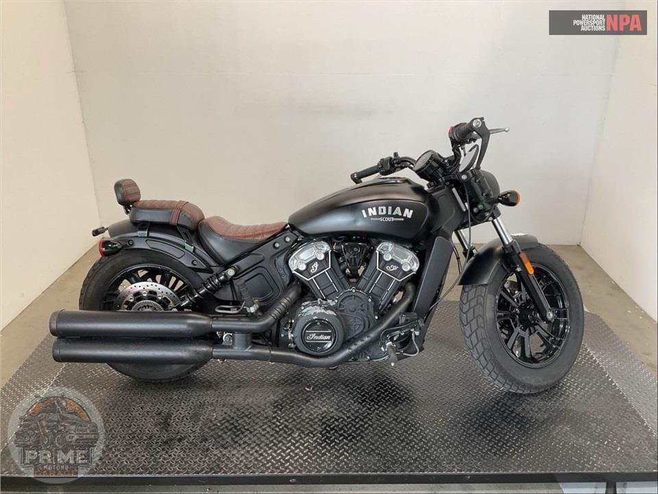 2021 Indian Motorcycle SCOUT BOBBER (ABS, BLACK SMOKE) — фото 1