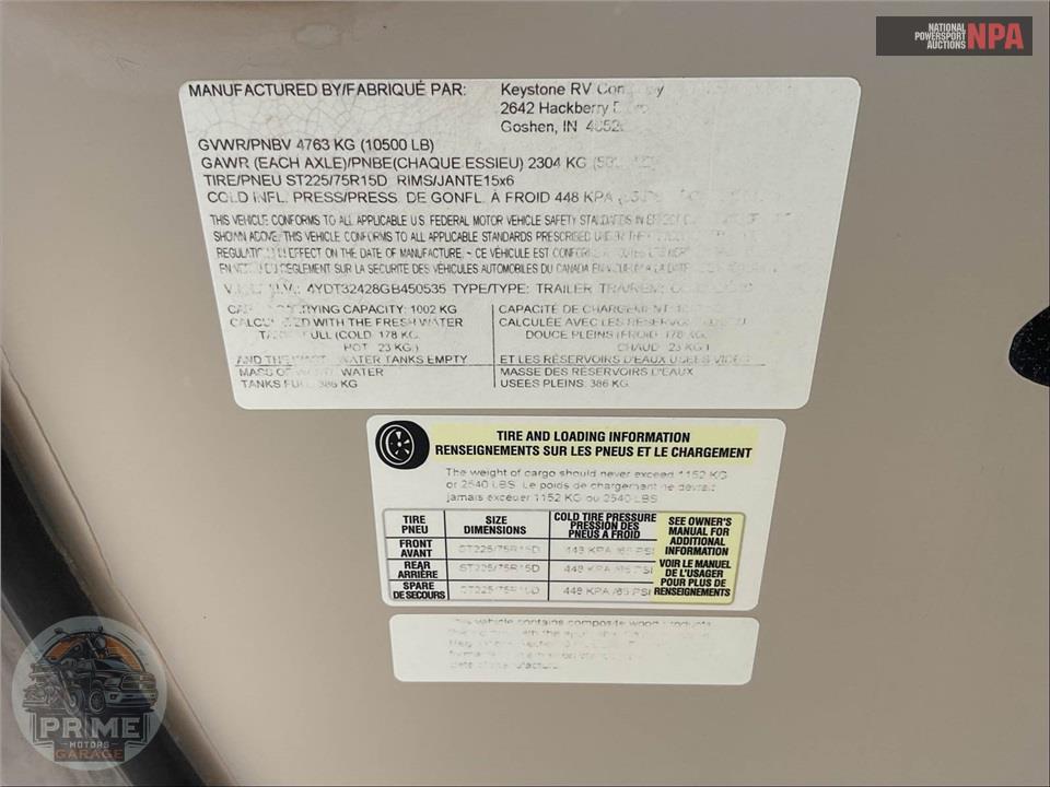 2016 Keystone Rv M-324 CG - OUTBACK SUPER-LITE TOY HAULER SERIES — фото 38