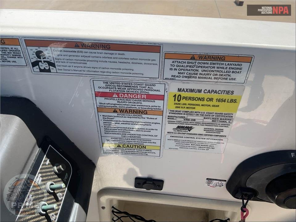 2022 Bayliner Marine VR6 BR(*) BOW RIDER SERIES L=22/E=1/150HP MERCURY OB — фото 6