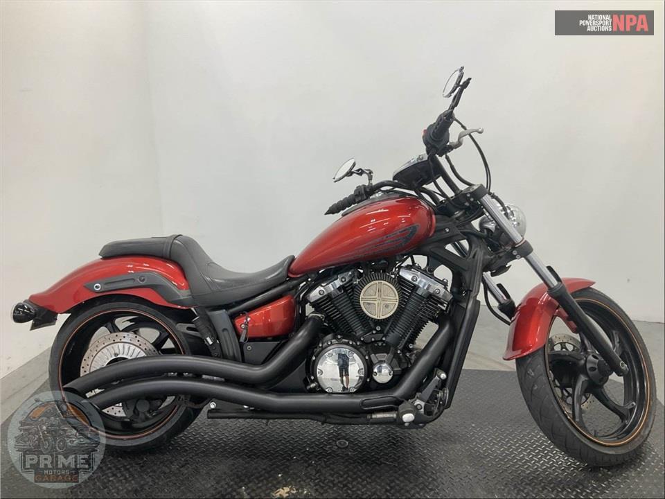2012 Yamaha XVS13CBR/C STRYKER RED — фото 1