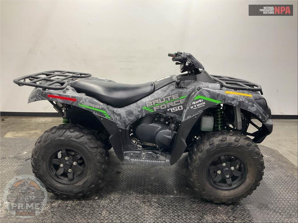 2021 Kawasaki KVF750JMFNN BRUTEFORCE FRAGMENT GRAY (4X4, CAMO) — фото 1
