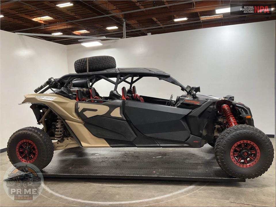 2023 Can-Am MAVERICK X3 MAX X RS TURBO RR 72 (BLUE/TAN/RED) — фото 1