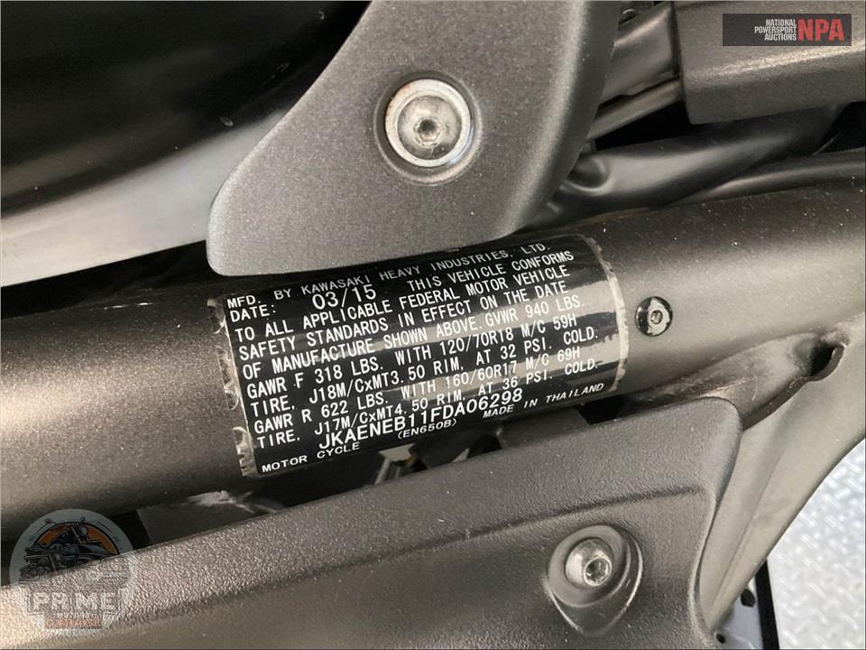 2015 Kawasaki EN650BFF VULCAN S (ABS) — фото 22