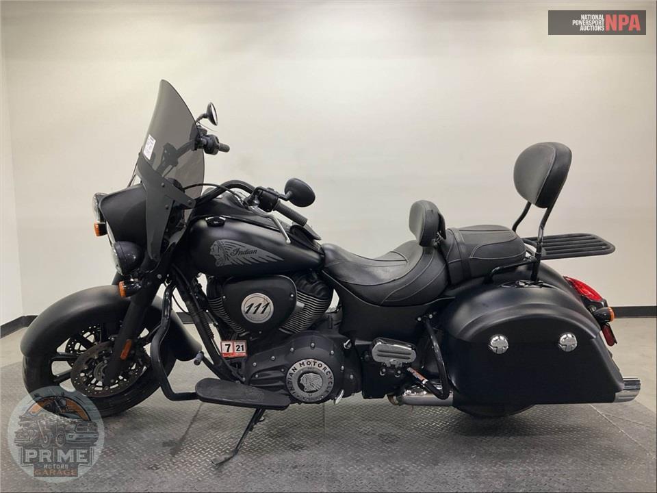 2018 Indian Motorcycle SPRINGFIELD DARK HORSE (THUNDER BLACK) — фото 3